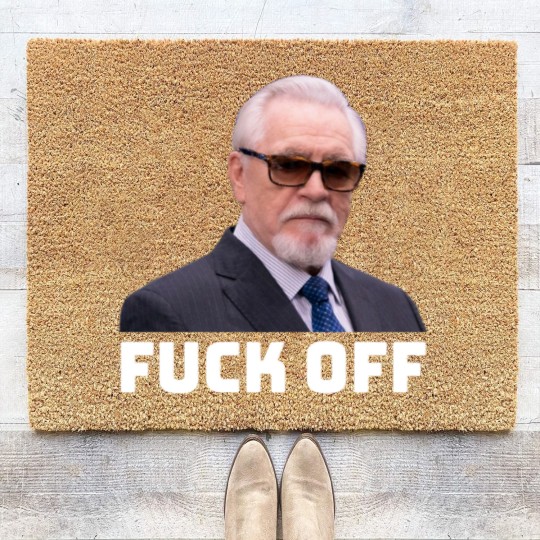 Discover Logan Roy F**k off Coir Doormats | Succession | Waystar Royco | Logan Roy | Succession Coir Doormats