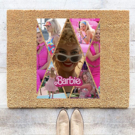 Discover Barbie Margot Robbie Coir Doormats, Barbie 2023 Coir Doormats