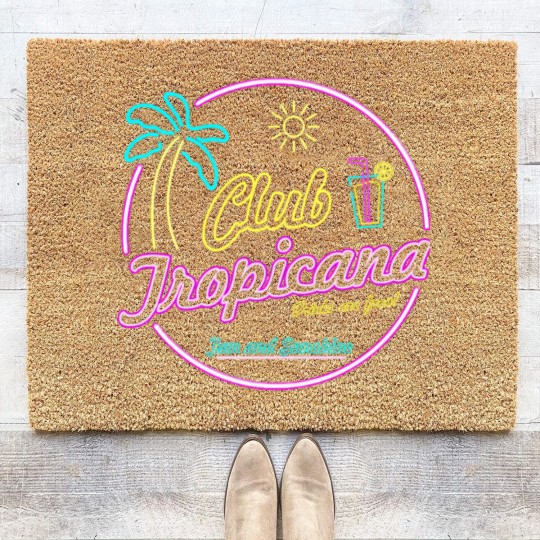 Discover Club Tropicana Coir Doormats