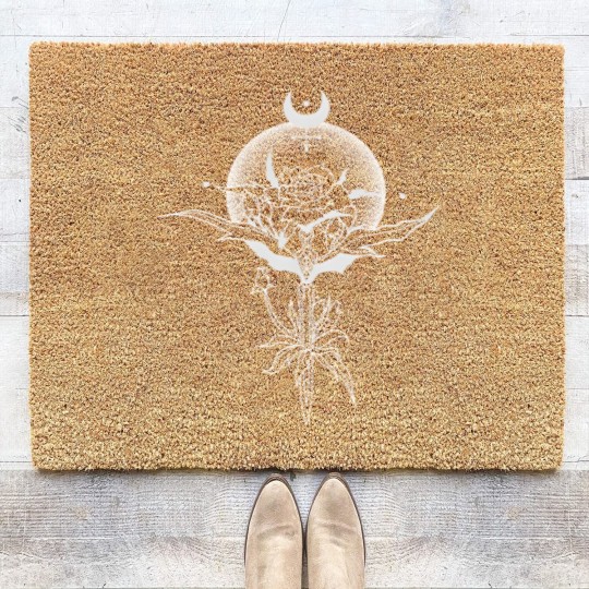 Discover Dimitrescu Daughters Inspired Tattoo Symbol Bela Daniela Cassandra From Resident Evil Village White Coir Doormats