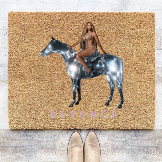 Discover Beyonce Hip Hop Rap Vintage 90s Coir Doormats, Beyonc Coir Doormats