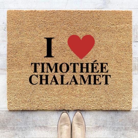 Discover Timothee Chalamet March, I love Timothee Coir Doormats