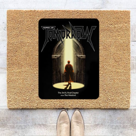 Discover The Weekend Hurry Up Tomorrow Album Coir Doormats