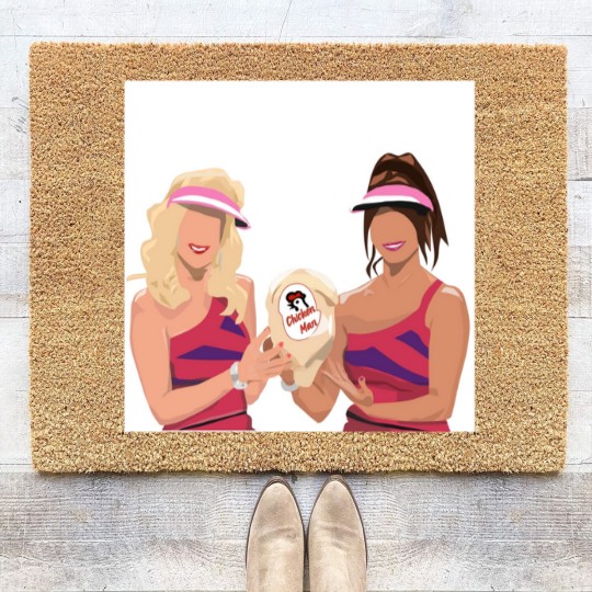 Discover SNL Super Showcase Maya Rudolph and Kristen Wiig Coir Doormats