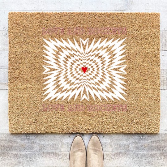 Discover Love and Rockets Coir Doormats