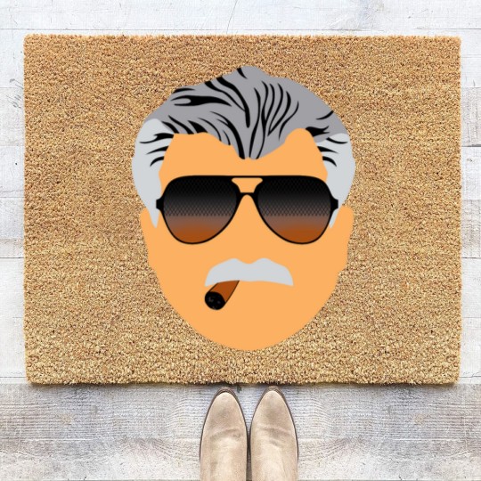 Discover MIKE DITKA FACE CHICAGO Coir Doormats