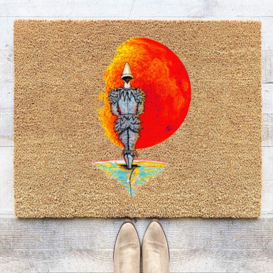 Discover Ziggy Pierrot tribute - Bowie Art - Coir Doormats