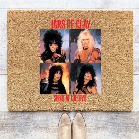 Discover Jars Of Clay- Shout At The Devil- Mtley Coir Doormats