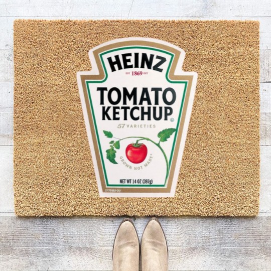 Discover Heinz Tomato Ketchup Halloween Costume Coir Doormats