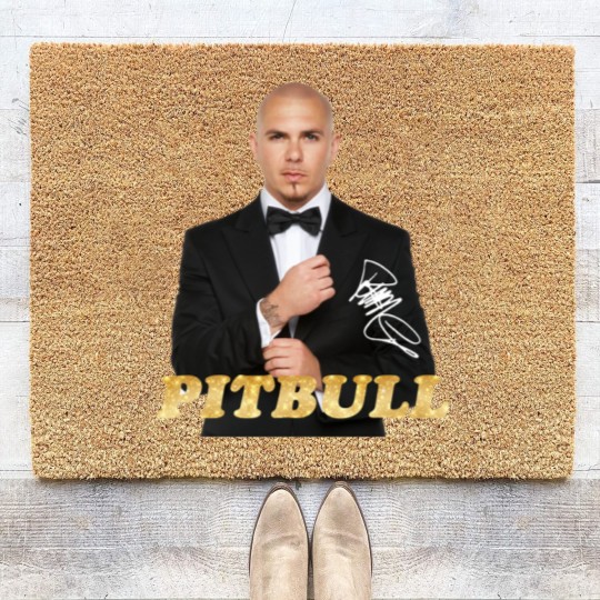 Discover Pitbull Rapper 2023 with Signature Coir Doormats