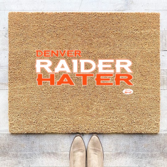 Discover Denver Raider Hater Coir Doormats