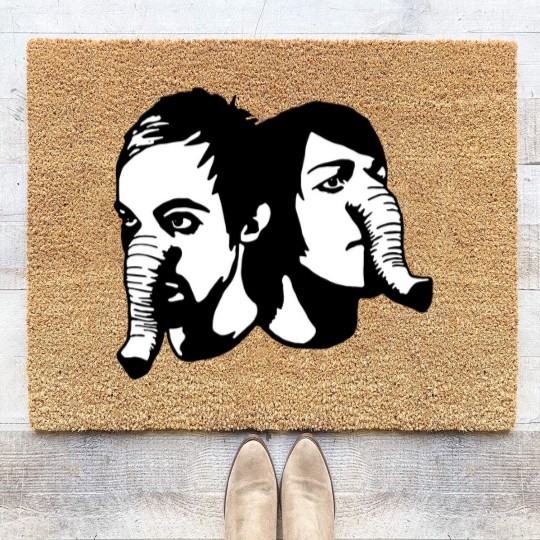Discover Death From Above 1979 - Heads Up Elelphant Heads Fitted Coir Doormats