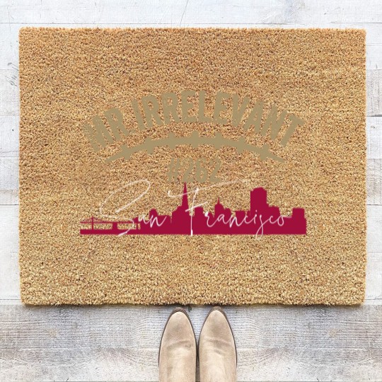 Discover Mr Irrelevant Coir Doormats, San Francisco Brock Purdy Coir Doormats