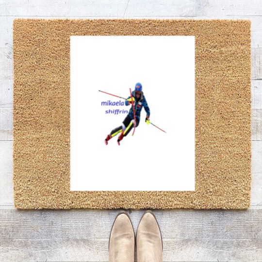 Discover Mikaela Shiffrin Graphic Coir Doormats