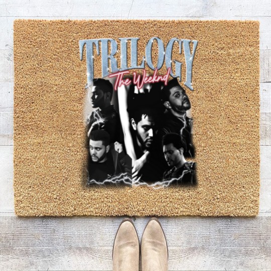 Discover Weeknds Merch Coir Doormats - Music Starboy After Hours, Trilogy, XO Lyrics XOTWOD Weekend
