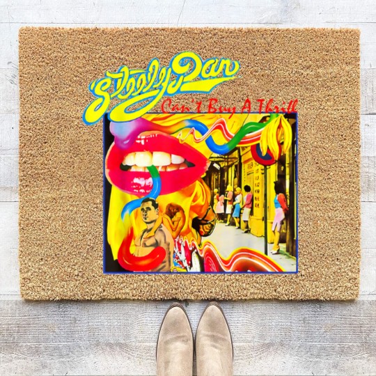 Discover Retro Steely Distressed Arts Dan Rock Music For Fan Coir Doormats