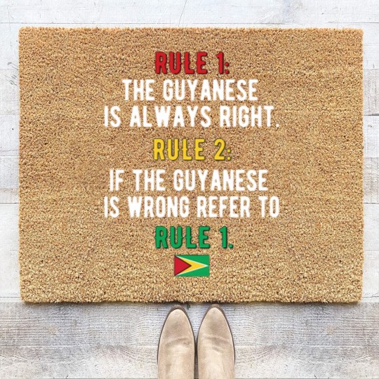 Discover Guyanese Roots Guyana Flag Guyanese Heritage Coir Doormats