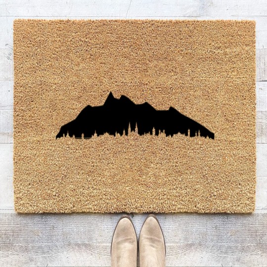 Discover Pilatus Lucerne skyline Coir Doormats