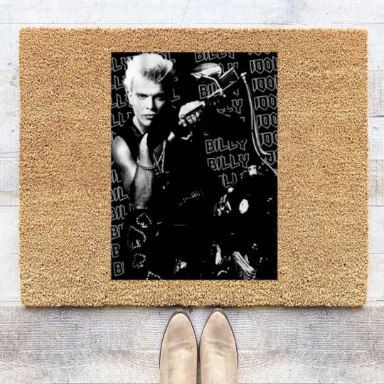 Discover Vintage Billy Idol Coir Doormats, Billy Idol Live Tour 2023 Coir Doormats