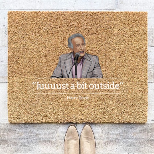 Discover Juuuust a bit outside - Harry Doyle Major League Coir Doormats