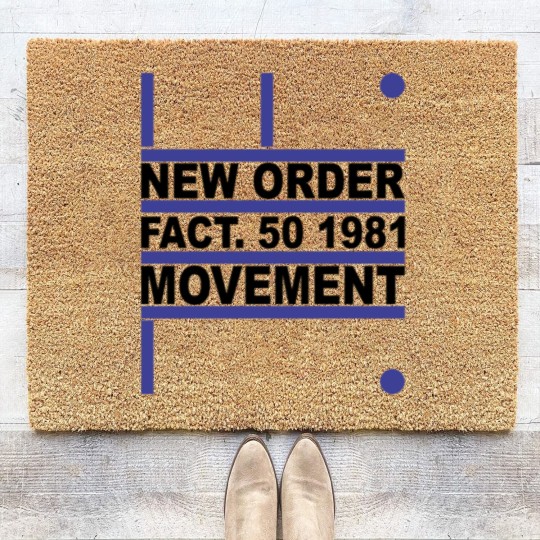 Discover New Order - Movement Coir Doormats