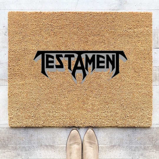 Discover Testament Unisex Coir Doormats: Logo