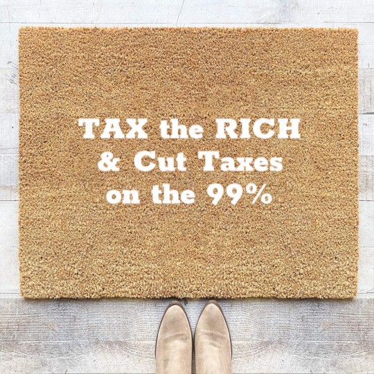 Discover TAX the RICH Coir Doormats