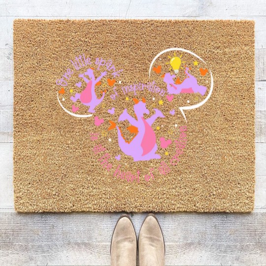Discover Figment Coir Doormats, One Little Spark Coir Doormats, Purple Dragon Coir Doormats