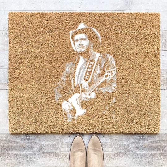 Discover Merle Haggard Coir Doormats