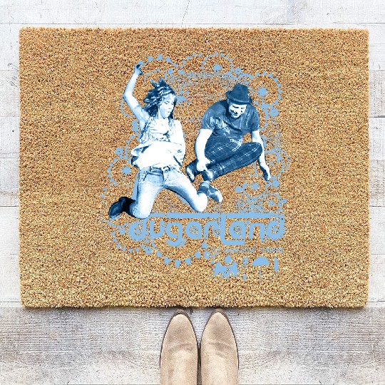 Discover Sugarland tour navy Coir Doormats large Coir Doormats