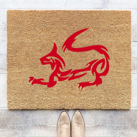 Discover Dragon Cat Coir Doormats