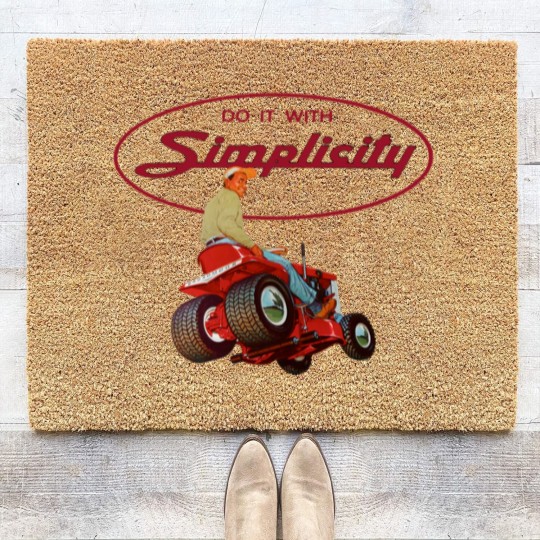 Discover Simplicity Garden Tractors162 Coir Doormats