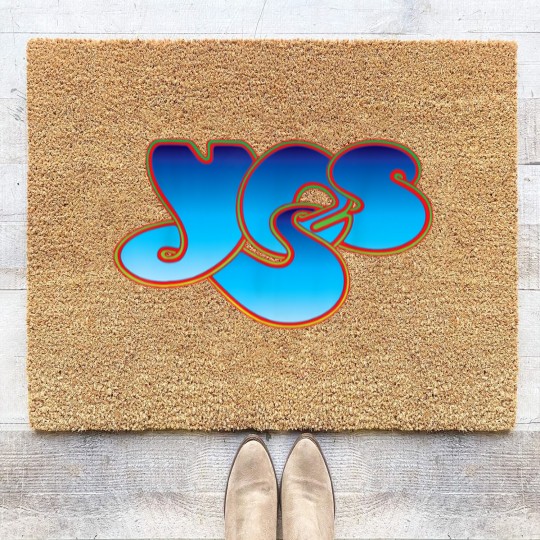 Discover Yes Classic Logo Coir Doormats