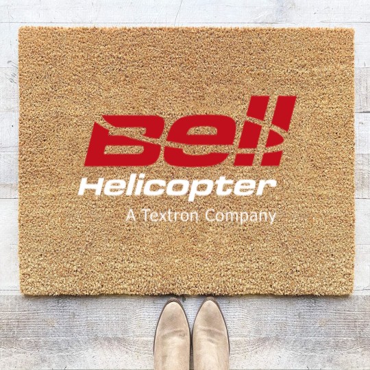 Discover Bell Helicopter Coir Doormats