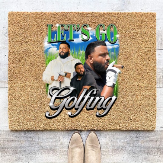 Discover Lets Go Golfing Dj Khaled Coir Doormats, God Did Coir Doormats, DJ Khaled Fan Gift