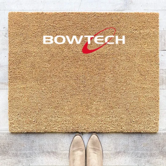 Discover Bowtech Archery Logo Coir Doormats