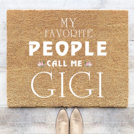 Discover My Favorite People Call Me Gi Gi Coir Doormats