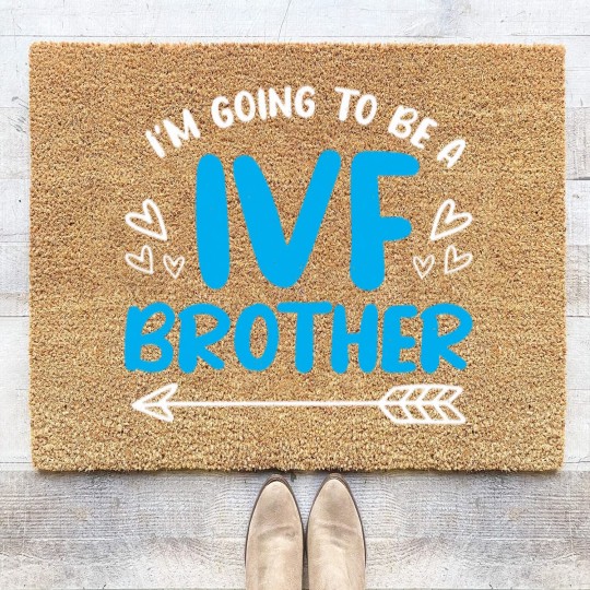 Discover IVF Brother Transfer Day Embabies Embryo Coir Doormats