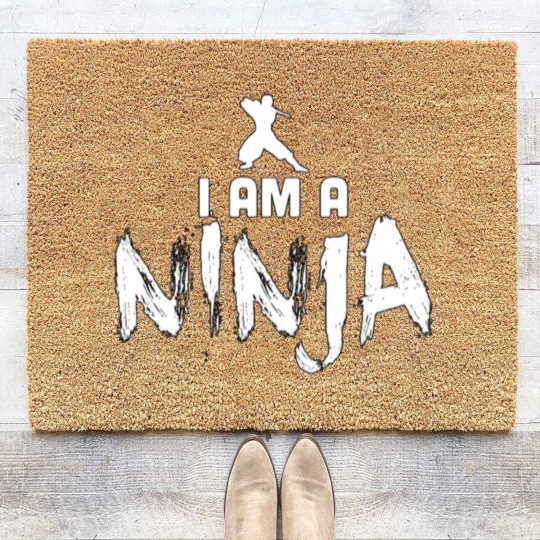 Discover I Am A Ninja - Ninja - Total Basics Coir Doormats