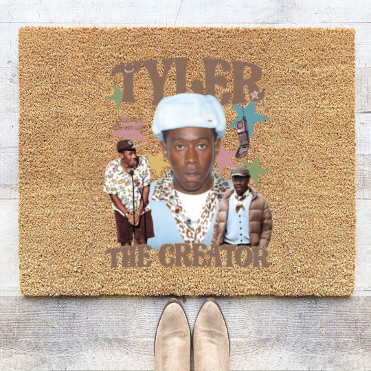Discover Tyler The Creator Graphic Coir Doormats, Vintage 90s Style Graphic Coir Doormats