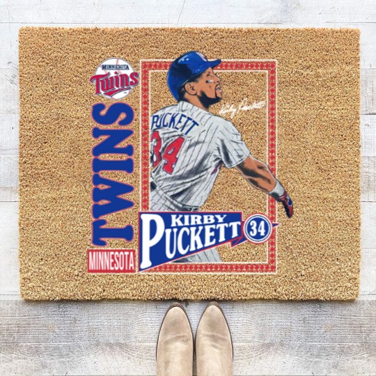 Discover 1992 Kirby Puckett Twins Coir Doormats