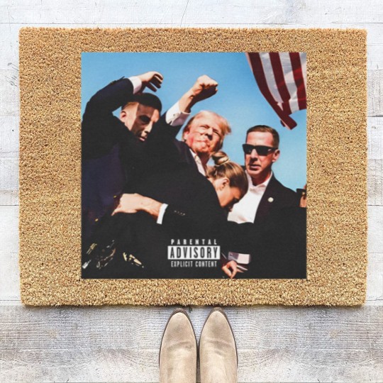 Discover TRUMP Album Cover Shooting Coir Doormats