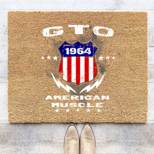 Discover 1964 GTO American Muscle v3 Coir Doormats