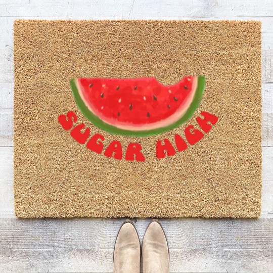 Discover Watermelon Sugar High / Harry Graphic Coir Doormats