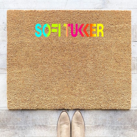 Discover Sofi Sofi Tukker 2022 Graphic Coir Doormats