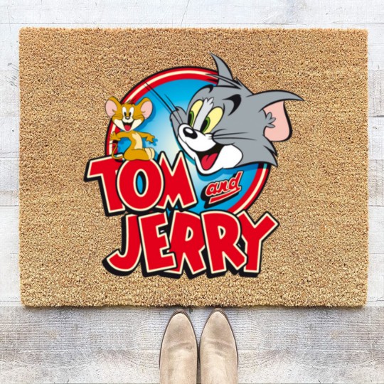 Discover Tom And Jerry Cartoon Coir Doormats