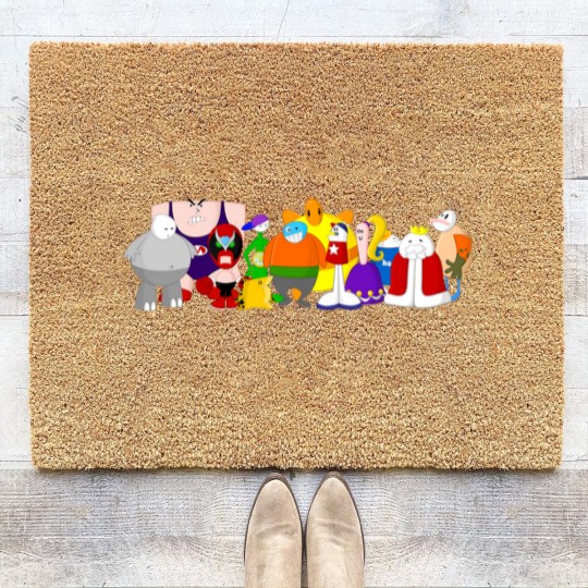 Discover Homestar Runner   Faimly art Chibi Coir Doormats