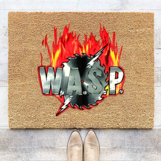 Discover W.A.S.P HEADLESS 1989 Music Coir Doormats K2, W.A.S.P Tour 2023