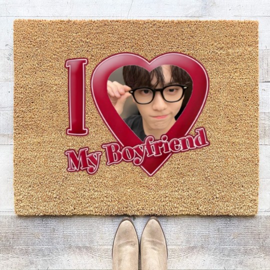 Discover Soobin TXT ‘i love my boyfriend’ Army78th Field Artillery Regiment wo Txt Coir Doormats