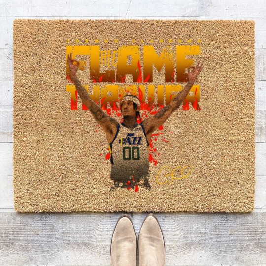 Discover Jordan Clarkson Flamethrower - Jordan Clarkson Utah Jazz - Coir Doormats